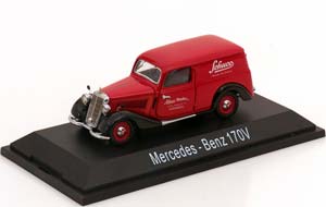 MERCEDES 170V DELIVERY VAN SCHUCO RED BLACK