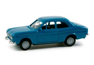 FORD ESCORT I, BLUE (ДЛИНА МОДЕЛИ 3-5 СМ)