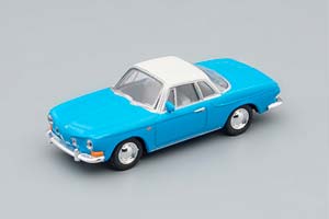 VW VOLKSWAGEN KARMANN GHIA 1600 (TYP 34), LIGHTBLUE / WHITE