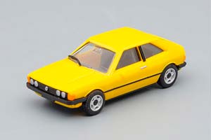 VW VOLKSWAGEN SCIROCCO I, YELLOW (ДЛИНА МОДЕЛИ 3-5 СМ)