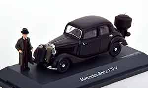 MERCEDES 170V HOLZVERGASER WITH FIGURINE 2021 FLATBLACK