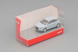 AUDI A1 (8X), CUMULUSBLUE (ДЛИНА МОДЕЛИ 3-5 СМ) — фото 3