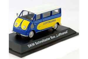 DKW SCHNELLASTER LUFTHANSA BLUE YELLOW WHITE