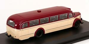 MERCEDES O 6600 BUS DARKRED CREMEWEISS — фото 2