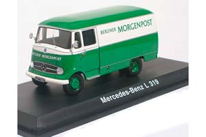 MERCEDES L319 BERLINER MORGENPOST GREEN WHITE
