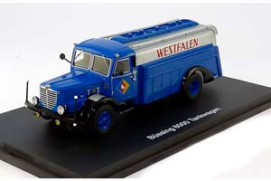 BUSSING 8000 FUEL TRUCK BLUE SILVER