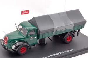 MAGIRUS S 6500 RUNDHAUBER WITH CANVAS TOP GREEN