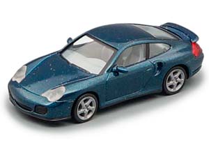 PORSCHE 911 (996) TURBO, OCEANBLUE METALLIC (ДЛИНА МОДЕЛИ 3-5 СМ) — фото 3