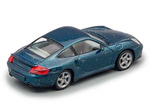 PORSCHE 911 (996) TURBO, OCEANBLUE METALLIC (ДЛИНА МОДЕЛИ 3-5 СМ) — фото 2