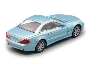 MERCEDES-BENZ SL-CLASS (R230) HARDTOP, ICE BLUE METALLIC (ДЛИНА МОДЕЛИ 3-5 СМ) — фото 2