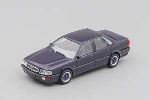 AUDI V8 С КОЛЕСНЫМИ ДИСКАМИ BBS, PURPLE (ДЛИНА МОДЕЛИ 3-5 СМ)