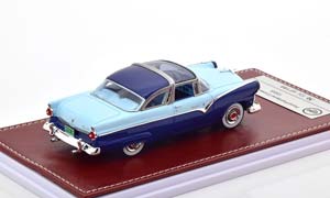 FORD FAIRLANE CROWN VICTORIA 1955 LIGHTBLUE DARKBLUE — фото 2