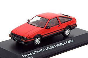 TOYOTA SPRINTER TRUENO AE86 RED WITH BLACK