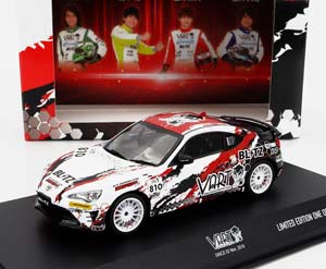 TOYOTA 86 VART N 810  RACING 2019, BLACK WHITE RED