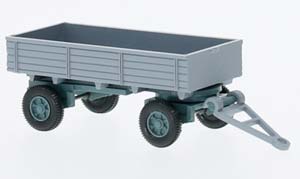 TRUCK TRAILER /ГРУЗОВОЙ ПРИЦЕП 1956, GREY (ДЛИНА МОДЕЛИ 3-5 СМ) — фото 1