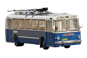 ZIU-5 TROLLEY (USSR RUSSIA) 1960 BLUE/WHITE | ЗИУ-5 ГОРОДСКОЙ — фото 3