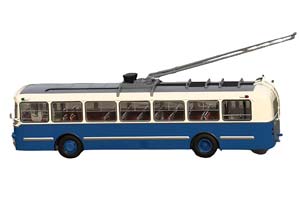 ZIU-5 TROLLEY (USSR RUSSIA) 1960 BLUE/WHITE | ЗИУ-5 ГОРОДСКОЙ — фото 4