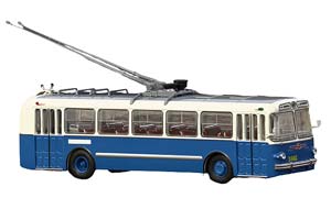 ZIU-5 TROLLEY (USSR RUSSIA) 1960 BLUE/WHITE | ЗИУ-5 ГОРОДСКОЙ — фото 5