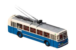 ZIU-5 TROLLEY (USSR RUSSIA) 1960 BLUE/WHITE | ЗИУ-5 ГОРОДСКОЙ — фото 7