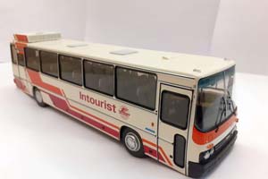 IKARUS INTURIST / ИКАРУС 250.70 ИНТУРИСТ (С ЭБЛЕМОЙ) БЕЖЕВЫЙ С КРАСНЫМИ ПОЛОСКАМИ КЛУБНИЧНЫЙ 1969-1996 — фото 10