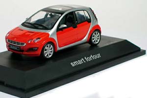 SMART FORFOUR RED SILVER