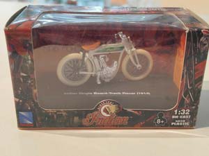 INDIAN SINGLE BOARD-TRACK RACER 1914 BEIGE (ДЛИНА 6 СМ) — фото 2