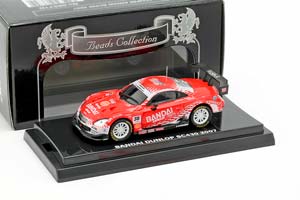 LEXUS BANDAI DUNLOP SC430 2007 БЕЛЫЙ С КРАСНЫМ (ДЛИНА МОДЕЛИ 6-10 СМ)
