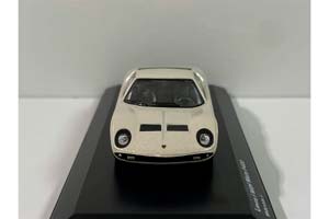LAMBORGHINI MIURA P400 БЕЛЫЙ С СЕРЕБРИСТЫМ (ДЛИНА МОДЕЛИ 6-10 СМ) — фото 4