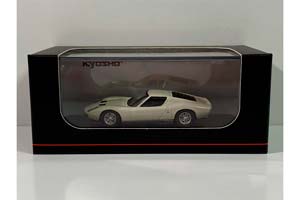 LAMBORGHINI MIURA P400 БЕЛЫЙ С СЕРЕБРИСТЫМ (ДЛИНА МОДЕЛИ 6-10 СМ) — фото 6