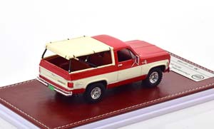 CHEVROLET K-5 BLAZER WITH TOP OPEN 1973-1978 RED WHITE — фото 2