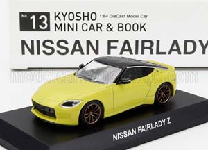 NISSAN FAIRLADY Z COUPE 2023, YELLOW BLACK (ДЛИНА МОДЕЛИ 6-10 СМ)