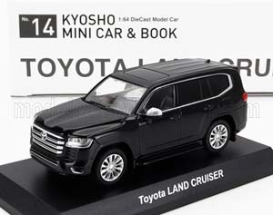TOYOTA LAND CRUISER ZX 2021, BLACK (ДЛИНА МОДЕЛИ 6-10 СМ)