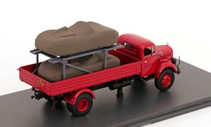 MERCEDES L3500 PRITSCHE PORSCHE RENNDIENST PORSCHE 718 RS RED — фото 2