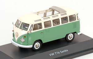 VW VOLKSWAGEN T1B SAMBA LIGHTGREEN CREME