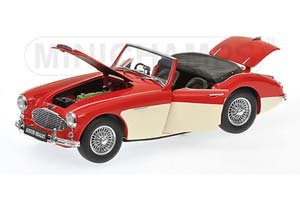 AUSTIN HEALEY 3000 MK.I SPORT ROADSTER 1959 RED/BEIGE — фото 2