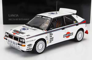 LANCIA DELTA HF INTEGRALE EVOLUZIONE MARTINI RACING N0 TEST CAR RALLY SEASON 1992, WHITE BLUE RED