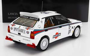 LANCIA DELTA HF INTEGRALE EVOLUZIONE MARTINI RACING N0 TEST CAR RALLY SEASON 1992, WHITE BLUE RED — фото 2