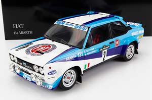 FIAT 131 ABARTH #2 WINNER RALLY PIANCAVALLO 1981 A.BETTEGA - M.PERISSINOT, WHITE BLUE