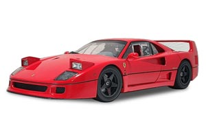 FERRARI F40 LIGHT WEIGHT 1987 / ФЕРРАРИ Ф40 КРАСНЫЙ — фото 2