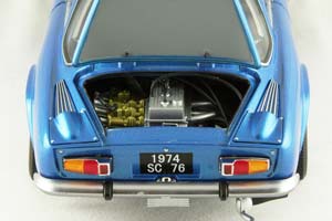 RENAULT ALPINE A110 1600 M 1973 LIGHT BLUE METALLIC / RENAULT ALPINE A110 1600 M 1973 СВЕТЛО-СИНИЙ МЕТАЛЛИК — фото 4