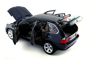 BMW E53 X5 4.4I UPLIFTING 2003 BLUE — фото 4