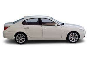 BMW E60 545I 5ER 2003 WHITE — фото 4