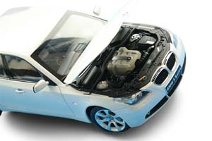 BMW E60 545I 5ER 2003 WHITE — фото 5