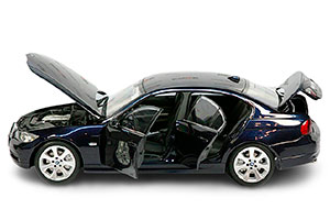 BMW E90 330i 2005 DARK BLUE — фото 3
