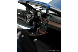 BMW 3-SERIES CONVERTIBLE (E93) WITH MOVABLE ROOF 2007 DARK BLUE — фото 4