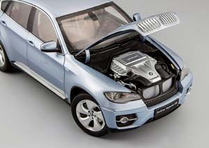 BMW E71 X6 ACTIVE HYBRID 2009 BLUE — фото 10