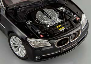 BMW 7 SERIES ACTIVE HYBRID (2010), BLACK — фото 10