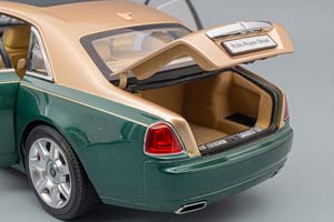 ROLLS-ROYCE GHOST BROOKLANDS, GREEN / GOLD — фото 5