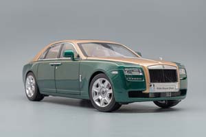 ROLLS-ROYCE GHOST BROOKLANDS, GREEN / GOLD — фото 10