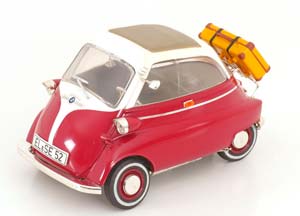 BMW ISETTA 250 1955, DARK RED/WHITE